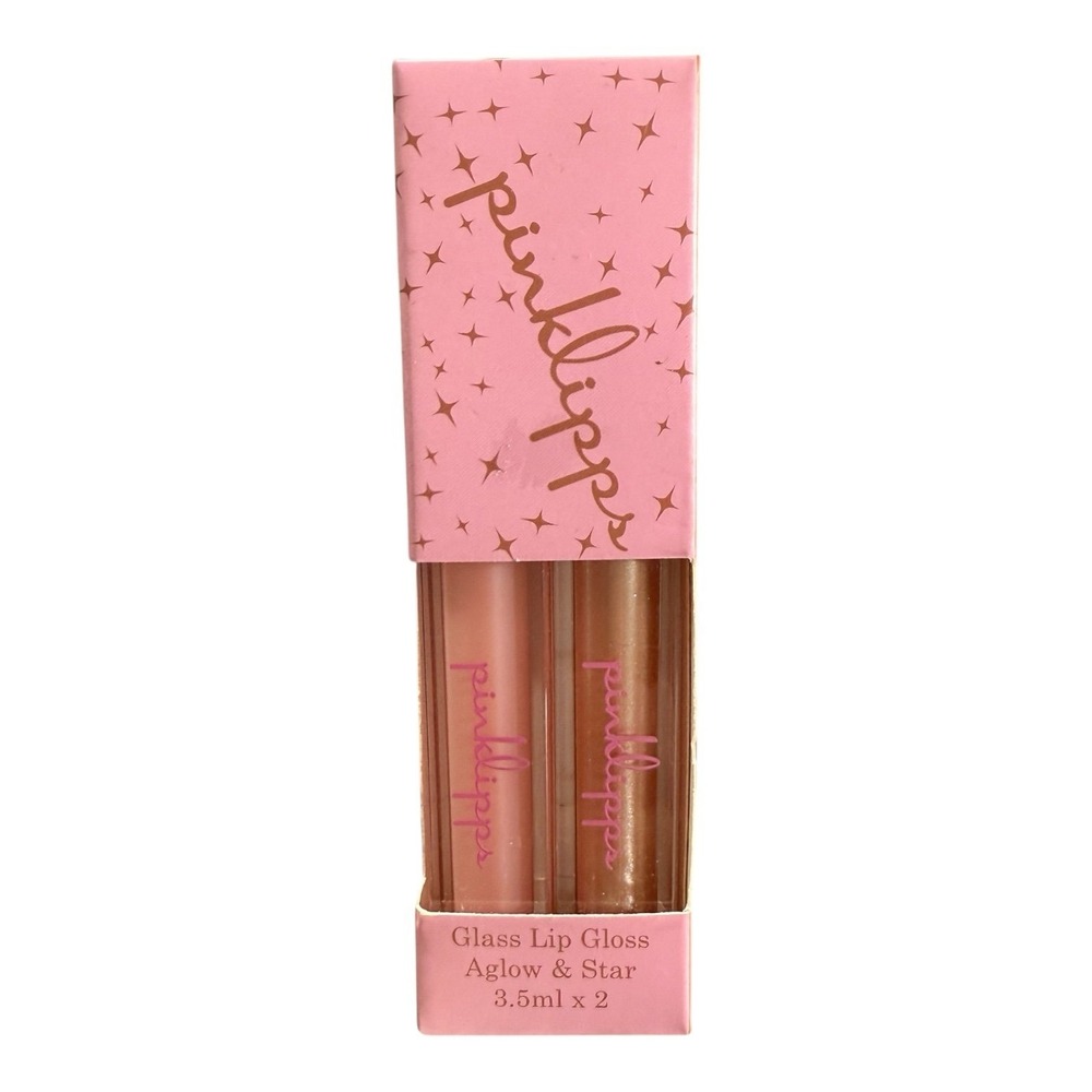 PINKLIPPS COSMETICS Lip Gloss Duo in Aglow & Star